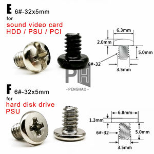 Boulon à vis à tête Phillips pour boîtier d'ordinateur disque dur ventilateur de refroidissement carte mère alimentation HDD PSU PCI montage réparation - Product Image 3