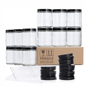 Clear Glass Candle Jar With Lid Glass Jars For Candle In Bulk Home Use