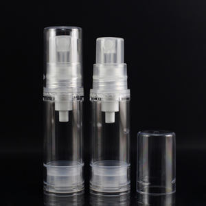 Flacons pompe sans air personnalisables 5ml 10ml 15ml, flacons pulvérisateurs de lotion sans air à double compartiment pour soins de la peau avec pompe et couvercle - Product Image 5