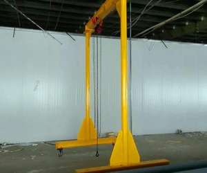 Système de grue mobile à portique en acier portable avec capacité de 2/5/10 tonnes / Personnalisable pour les entrepôts / la construction - Product Image 6