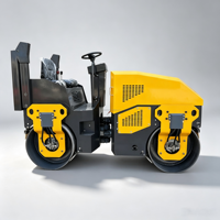 Nouveau Compacteur Vibratoire Statique à Double Tambour de 3 Tonnes (3000 kg) pour Petites Travaux de Construction