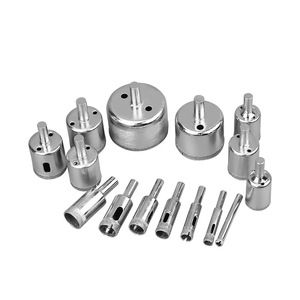 15 Piece Glass Hole Opener Set Inch <b>Step</b> <b>Drill</b> Bits Hex Shank Bright Uncoated For Nonferrous Metals - Product Image 1