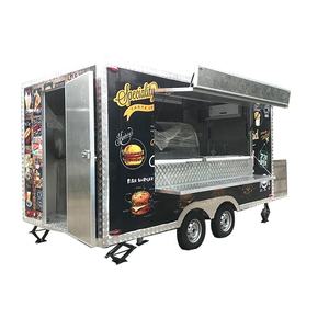 TUNE Nuovo Stile Food Trucks Ice Cream Van Ristorazione <span class=keywords><strong>Mobile</strong></span> Cibo Auto Rimorchio <span class=keywords><strong>Vintage</strong></span> per la Vendita - Product Image 3