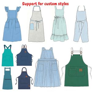 Wholesale Cross Back Sleeveless Canvas <b>Apron</b> for Commercial <b>Kitchen</b> Restaurant Cafe Use-Washable Reusable Durable Eco-Friendly - Product Image 4