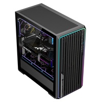 New Arrival High End Empty Full Tower Eatx Computer Pc Case Gaming Desktop Casing Cabinet with RGB Line Metal SPCC Case