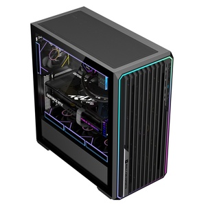 Nueva llegada <span class=keywords><strong>de</strong></span> gama alta vacía Torre completa Eatx <span class=keywords><strong>ordenador</strong></span> Pc caso Gaming escritorio carcasa gabinete con línea RGB Metal SPCC caso - Product Image 3