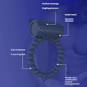 <span class=keywords><strong>Anneau</strong></span> <span class=keywords><strong>vibrant</strong></span> pour homme, essence de verrouillage, double <span class=keywords><strong>point</strong></span> pour stimuler les produits pour adultes, jouets sexuels, rechargeable par USB, étanche, vibrateurs pour couples - Product Image 4