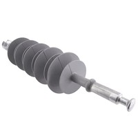 Isolateur de suspension composite polymère Oumude FXBW-36/70 35 kV, dispositif de protection contre la foudre pour la support des lignes de transmission aériennes