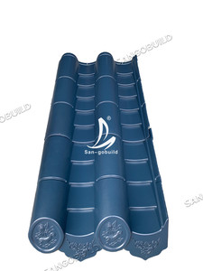 กระเบื้องหลังคาโพลีเมอร์เรซิ่นอายุการใช้งานยาวนานหลังคาเจดีย์พุทธหลังคาโบราณ<span class=keywords><strong>โบราณ</strong></span>เอเชียจีน - Product Image 6