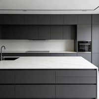 Dalle de Quartzite Moderne Premium AKS0225, Découpée à la Machine, Grande Taille, Personnalisée pour Comptoir de Cuisine, Salon, Villa, Pierre de Design