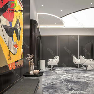 Modern <b>Salon</b> Shop Decoration Ideas Luxury <b>Salon</b> Display Cabinet Barber Shop Station Custom Barber Shop <b>Furniture</b> - Product Image 2