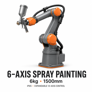 Bras de robot de <span class=keywords><strong>peinture</strong></span> par pulvérisation, robot de <span class=keywords><strong>peinture</strong></span> à 6 axes, machine de revêtement automatique pour atelier de pièces automobiles, pour l'automatisation en usine - Product Image 1
