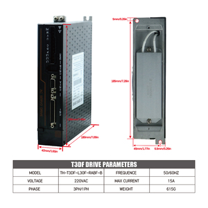 ชุดมอเตอร์ AC แบบเฟสเดียวของบราซิล รุ่น 130ST-M15025 กำลังไฟ 3.8 กิโลวัตต์ แรงบิด 15 นิวตันเมตร แรงดันไฟฟ้า 220 โวลต์ ความเร็วรอบ 2500 รอบต่อนาที พร้อมไดรฟ์ T3DF 2500PPR และชุดสายเคเบิลสำหรับเครื่องจักร - Product Image 4