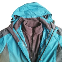 Chaqueta impermeable 3 en 1 con precio al por mayor, chaqueta de invierno interior polar