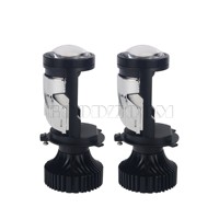 Bombillas LED para Faros Delanteros GOODZOOM Y7D H4, Mini Proyector LED, Bombilla LED para Faro Delantero H4 para Automóvil y Camioneta