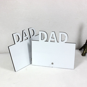 Vente en gros de plaques photo personnalisées cadres en bois DIY de haute qualité pour maman <span class=keywords><strong>papa</strong></span> diplômé sublimation MDF vierge pour cadeaux personnalisés - Product Image 2