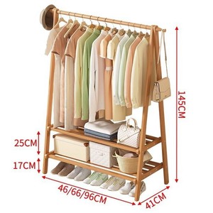 Elegante <span class=keywords><strong>Perchero</strong></span> de Bambú para Dormitorio, <span class=keywords><strong>Perchero</strong></span> Pequeño de Pie, Organizador de Mesita de Noche, Mueble Moderno para el Hogar y Gimnasio - Product Image 5
