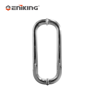 Poignée de porte ambidextre moderne en acier inoxydable Eniking EK-6019 pour portes en verre et en bois, installation facile, logo personnalisé - Product Image 2