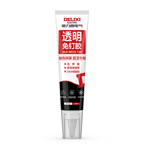 Adhésif transparent sans clou Delixi Electric 120ml, imperméable, pour cuisine et salle de bain - Product Image 1