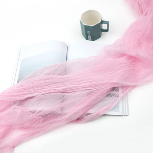 Thanh lịch dệt màu xanh lá cây bông bảng Runner lễ hội Giáng sinh thiết kế đám cưới với <span class=keywords><strong>WEB</strong></span> màu đỏ cho nhà hoặc khách sạn sử dụng - Product Image 4