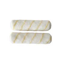 Pinceau à rouleau de peinture polyacrylique personnalisable pour le bricolage Prix bas 230mm 180mm 200mm Bande jaune Catégorie de produit OEM Rouleaux à peinture