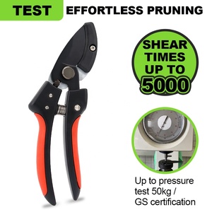 SUNSHINE Professional 8'' Bypass Tree Trimmers Sharp Gardening Scissors With Steel Plastic Handle <strong>Hand</strong> <strong>Pruner</strong> For Plant Pruning - Product Image 5