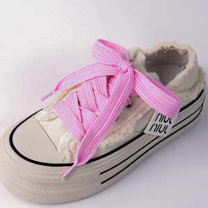 Lacets de chaussures en gros, lacets plats en polyester de 2 cm de large, lacets personnalisés pour baskets, lacets imprimés avec logo - Product Image 3
