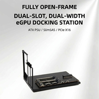 Station d'accueil eGPU, carte d'extension PCIe à double emplacement (40,6 mm), prend en charge deux cartes graphiques double largeur