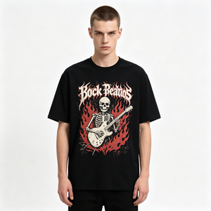 Camiseta de Hombre al por Mayor, 100% Algodón, 250gsm, Corte Holgado, Cuello Redondo, para Transferencia Térmica, Estilo Casual y Moderno - Product Image 1