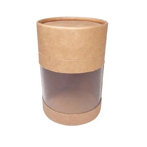 Custom Eco-Friendly Biodegradable Food-Grade <b>Paper</b> Tube, Cylinder <b>Packaging</b> for Biscuits, Tea, Coffee, Chocolate and Candy - Product Image 1
