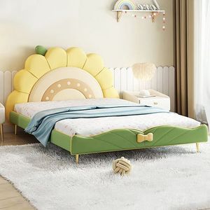 Muebles Modernos para Dormitorio Infantil, Camas con Estructura de Madera, con Tobogán y Escaleras para Niñas - Product Image 3