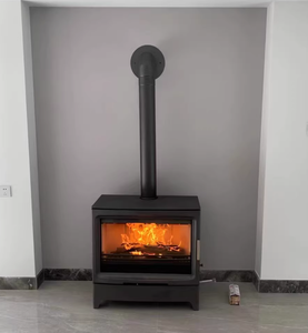 PV85 Wood Burning True Fire <b>Fireplace</b> Freestanding Independent Embedded <b>Stove</b> Cast Iron Eco-Friendly <b>Fireplace</b> for Living Room - Product Image 3