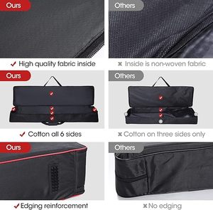 88 <b>Keys</b> Portable Padded Keyboard Case Electric Piano Keyboard Gig Bag with Adjustable Shoulder Strap Well-padded Keyboard Case - Product Image 4