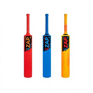 ZAP SPORTS Batte de cricket en plastique légère – Batte pleine grandeur robuste pour le cricket avec balle de tennis et usage récréatif - Product Image 1