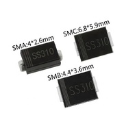 3A 40V 100V 200V Diode SS34 SS310 SS320 SMA Paquet Schottky Diode