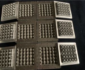 Molde de pulpa de papel de desecho de aluminio/cobre/plástico con proceso CNC para máquina formadora de bandejas de huevos (modelo JDT42) - Product Image 1