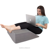 Oreiller en mousse d'élévation de jambe de haute qualité à bas prix pour le ronflement, la circulation, la grossesse, la sciatique, le repos des jambes
