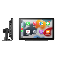 Navegador GPS portátil con pantalla táctil HD de 9 pulgadas para coche, Carplay, Android, reproductor de DVD automático Universal, colocación en el salpicadero de Radio, BT WIFI