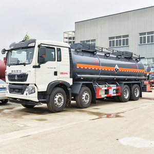 Camión cisterna de rueda motriz 8x4 directo de fábrica de alta calidad, transmisión Manual de gran capacidad para almacenamiento de mercancías corrosivas, nuevo - Product Image 1