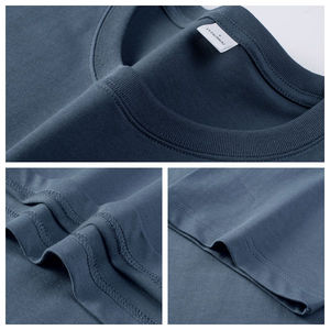 Magliette in cotone 2025 t-Shirt da uomo Unisex pesi massimi moda stile Streetwear camicia nautica <span class=keywords><strong>abbigliamento</strong></span> Unisex Over-Size ampio - Product Image 2