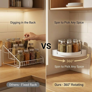 Organizador Giratorio 360°, Estante de Baño Moderno de un Solo Nivel, Estante Flotante Autoadhesivo para Ducha, Estante de Baño Resistente de un Solo Nivel - Product Image 4