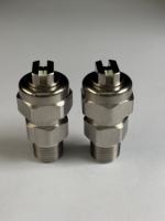 Buse de pulvérisation à jet plat robuste en acier inoxydable SS304, haute performance pour l'étanchéité des asphaltes et les équipements d'entretien routier
