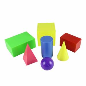 Juego de modelos geométricos-7 piezas de material didáctico para la enseñanza de matemáticas - Product Image 6