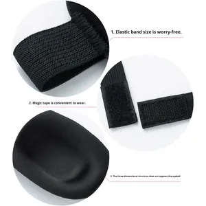 Antifaz para Dormir 3D Mejorado, Estereoscópico, Bloquea la Luz, para Descansos al Aire Libre, Diseño de Alas Nasales para <span class=keywords><strong>Aliviar</strong></span> la Fatiga, Poliéster - Product Image 4