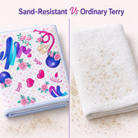 Serviettes de bain en coton peluche double face, imprimées, norme A, douces, délicates, séchage rapide, hypoallergéniques pour peaux sensibles