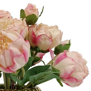 Flores Artificiales Personalizadas, Tallo de Rosa, Flor de Poinsettia Artificial para Decoración Interior y Exterior - Product Image 5