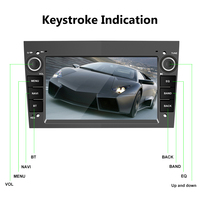 Autoradio Android 2+32g DSP avec WiFi pour OPEL Astra Meriva Vectra Antara Zafira Corsa, navigation GPS, unité principale 2DIN