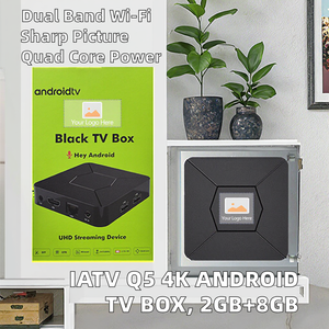 กล่องทีวี IATV รุ่น Q5 ระบบ Android 10 ชิปประมวลผล Allwinner H313 Quad Core แรม 2GB ความจุ 8GB รองรับ WiFi 5GHz บลูทูธ พร้อมรีโมทคอนโทรล กล่องสมาร์ททีวี 4K ระบบปฏิบัติการ OEM OTT ATV - Product Image 2