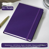 Carnet de notes personnalisé en cuir PU A5, couverture rigide, vente en gros de carnets d'écriture