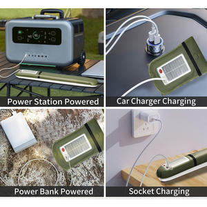 ZTARX all'aperto nuova luce solare da campeggio gonfiabile pieghevole impermeabile ricaricabile magnetica brevettata S60 Led luce solare da campeggio - Product Image 5